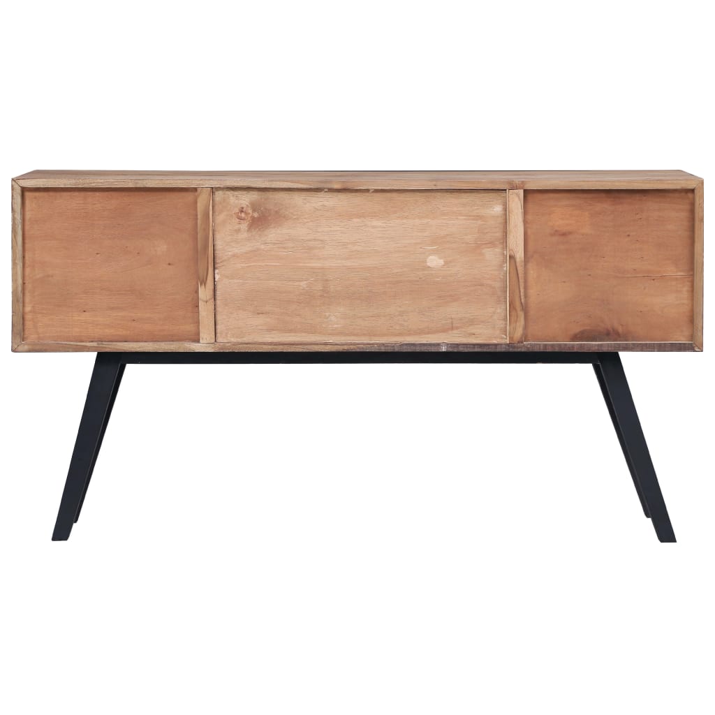 Aparador de madera de teca maciza 110x30x75 cm