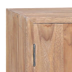 Aparador de madera de teca maciza 110x30x75 cm
