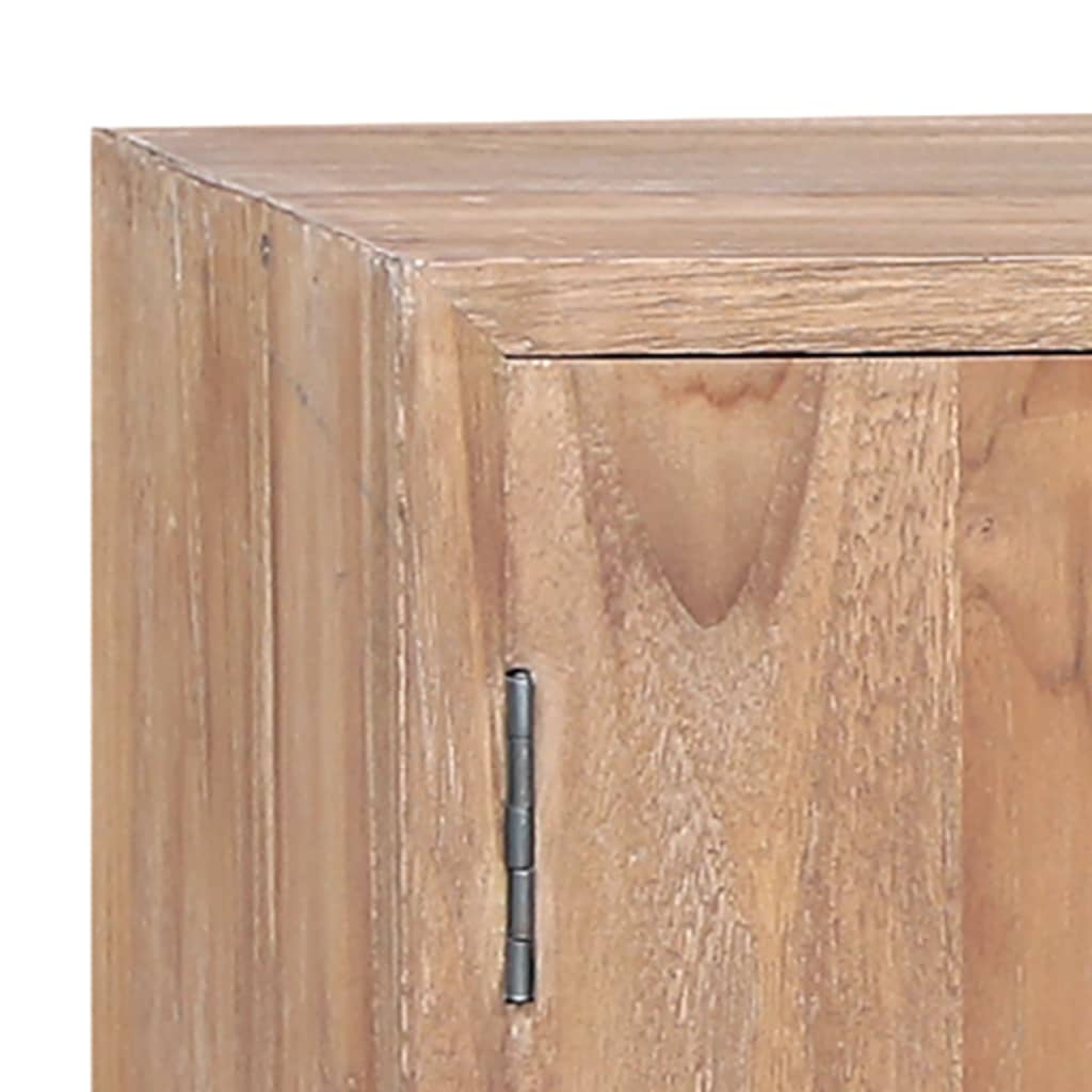 Aparador de madera de teca maciza 110x30x75 cm