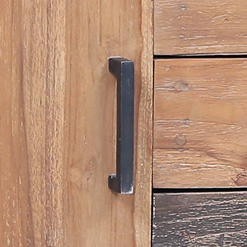 Aparador de madera de teca maciza 110x30x75 cm