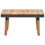 Muebles de jardín 4 piezas con cojines madera maciza acacia