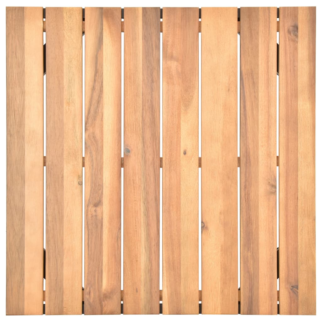 Muebles de jardín 4 piezas con cojines madera maciza acacia