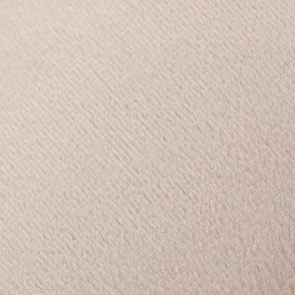 Taburete de terciopelo 28 x 36 cm albaricoque y dorado