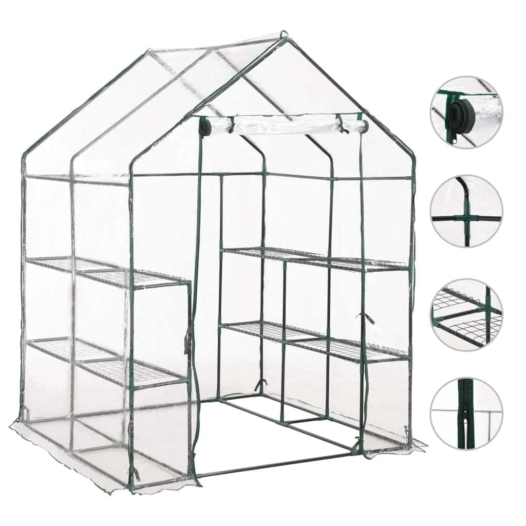 Invernadero accesible de pie 200x80x173 cm