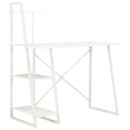 Escritorio con estantería blanco 102x50x117 cm