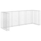 Muro de gaviones para contenedor de basura acero 320x100x120 cm