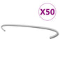 Ganchos de gaviones 100 unidades acero galvanizado 10 cm