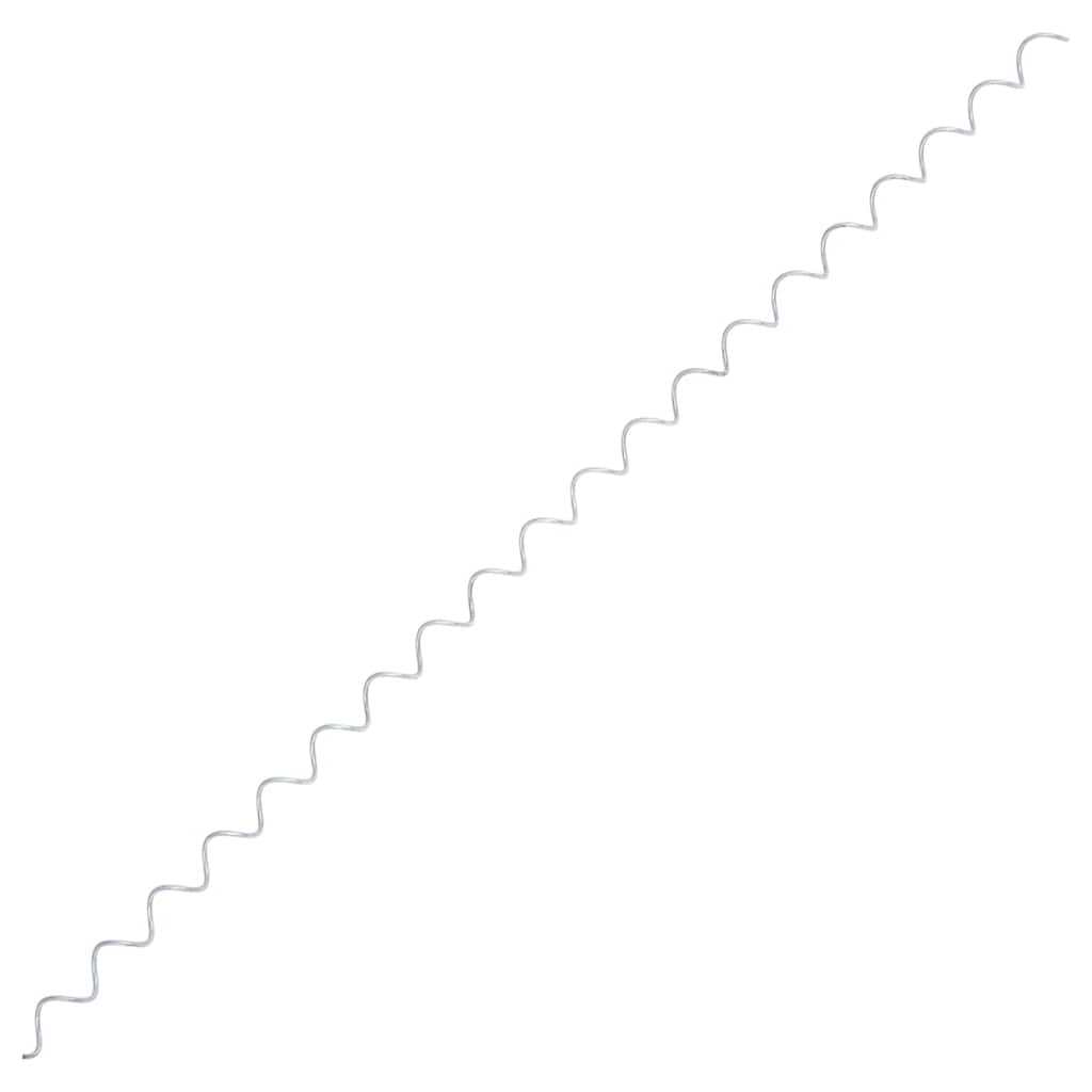 Espirales de gaviones 24 unidades acero galvanizado 100 cm