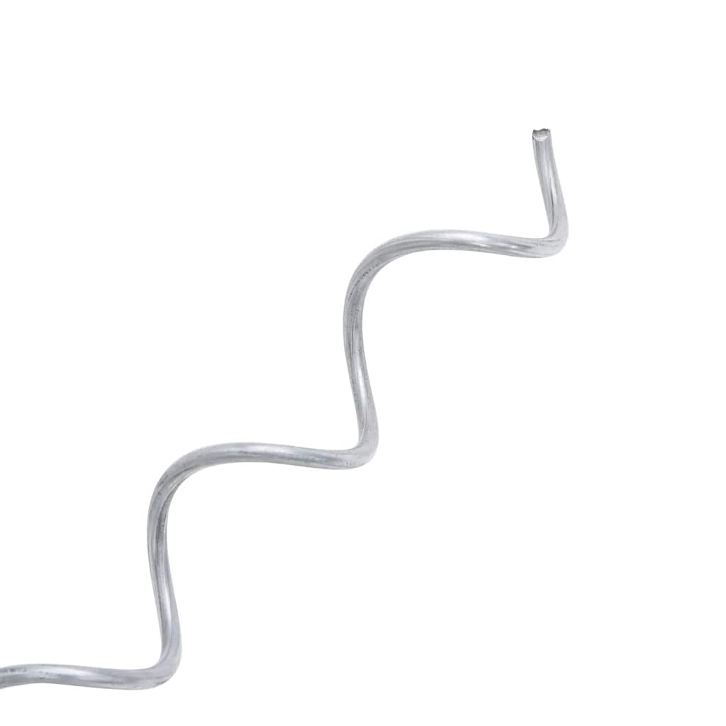 Espirales de gaviones 24 unidades acero galvanizado 100 cm