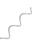 Espirales de gaviones 24 unidades acero galvanizado 100 cm