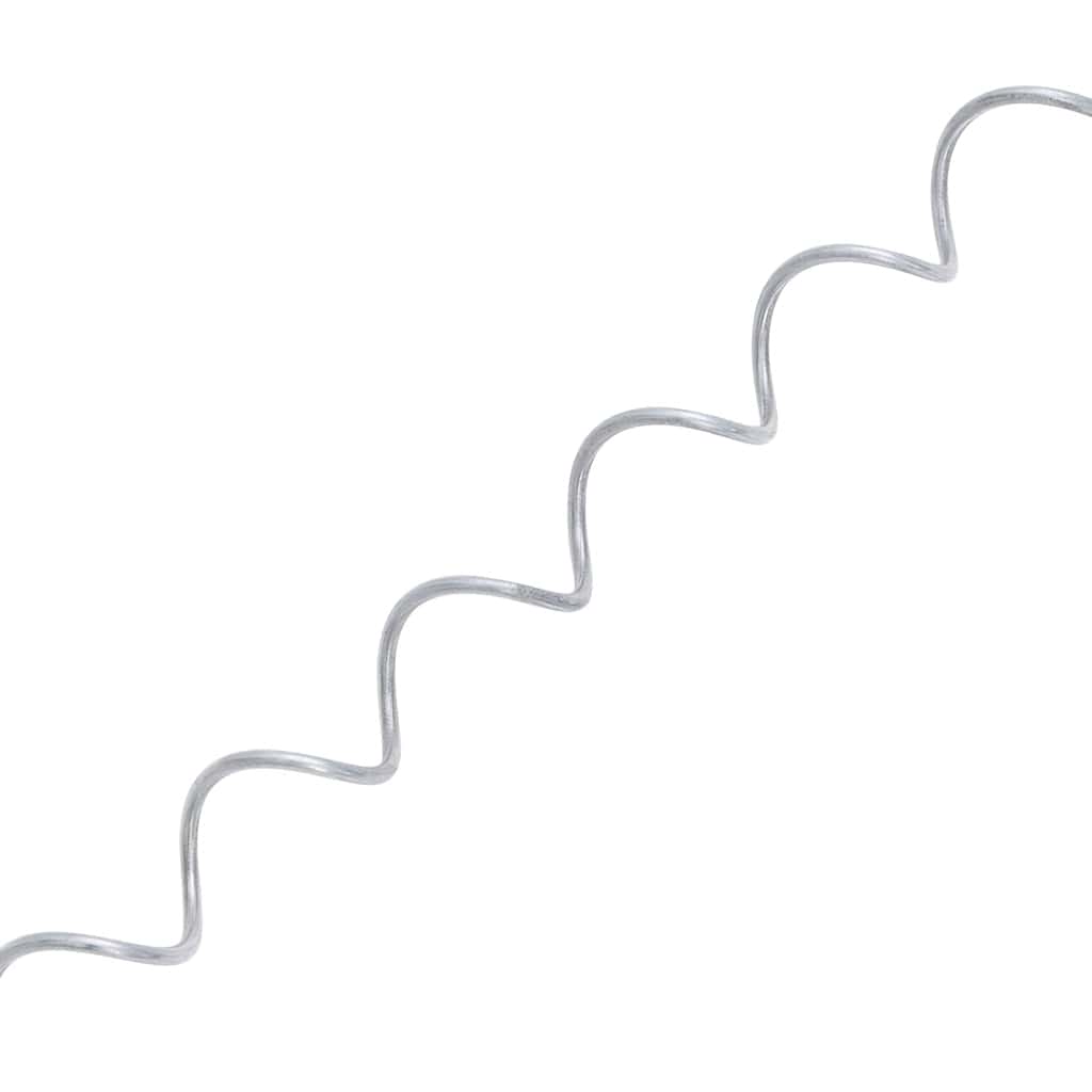Espirales de gaviones 24 unidades acero galvanizado 100 cm