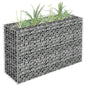 Canteiro de gabiões de aço galvanizado 90x30x60 cm