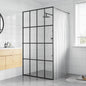 80x195 cm transparent tempered glass shower screen