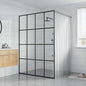 80x195 cm transparent tempered glass shower screen