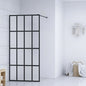80x195 cm transparent tempered glass shower screen