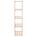 Estantería almacenaje 5 niveles madera pino maciza 250 kg