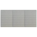 Tableros de clavijas para pared 3 unidades acero 40x58 cm