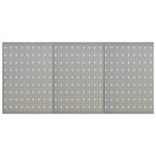 Tableros de clavijas para pared 3 unidades acero 40x58 cm