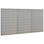 Tableros de clavijas para pared 3 unidades acero 40x58 cm