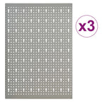Tableros de clavijas para pared 3 unidades acero 40x58 cm