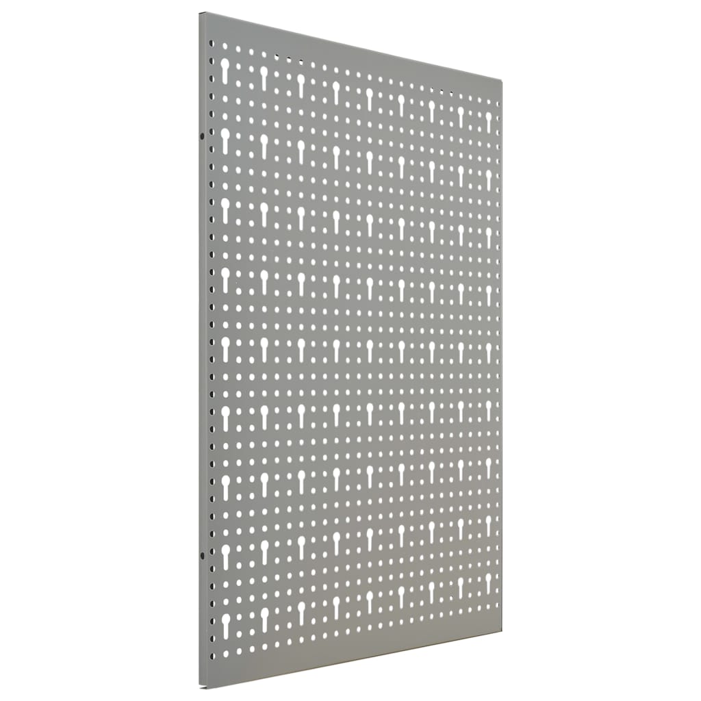 Tableros de clavijas para pared 3 unidades acero 40x58 cm
