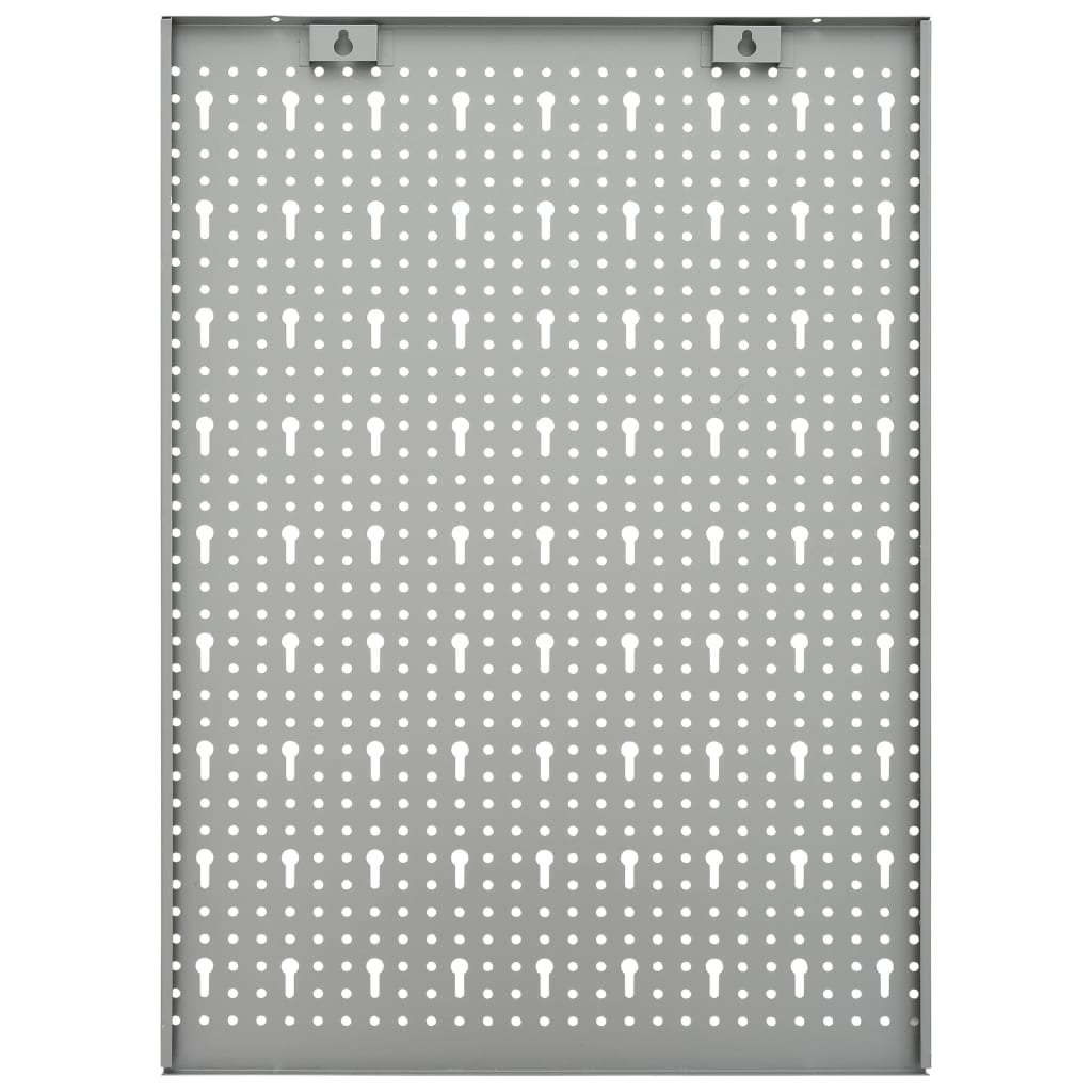 Tableros de clavijas para pared 3 unidades acero 40x58 cm