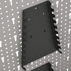 Tableros de clavijas para pared 3 unidades acero 40x58 cm