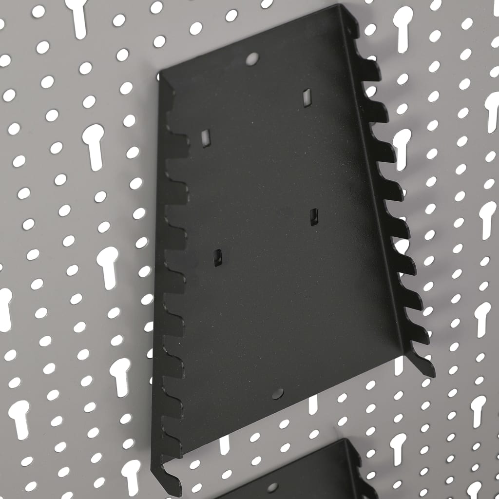 Tableros de clavijas para pared 3 unidades acero 40x58 cm