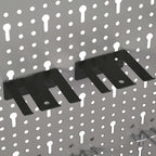 Tableros de clavijas para pared 3 unidades acero 40x58 cm