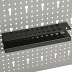 Tableros de clavijas para pared 3 unidades acero 40x58 cm