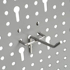 Tableros de clavijas para pared 3 unidades acero 40x58 cm