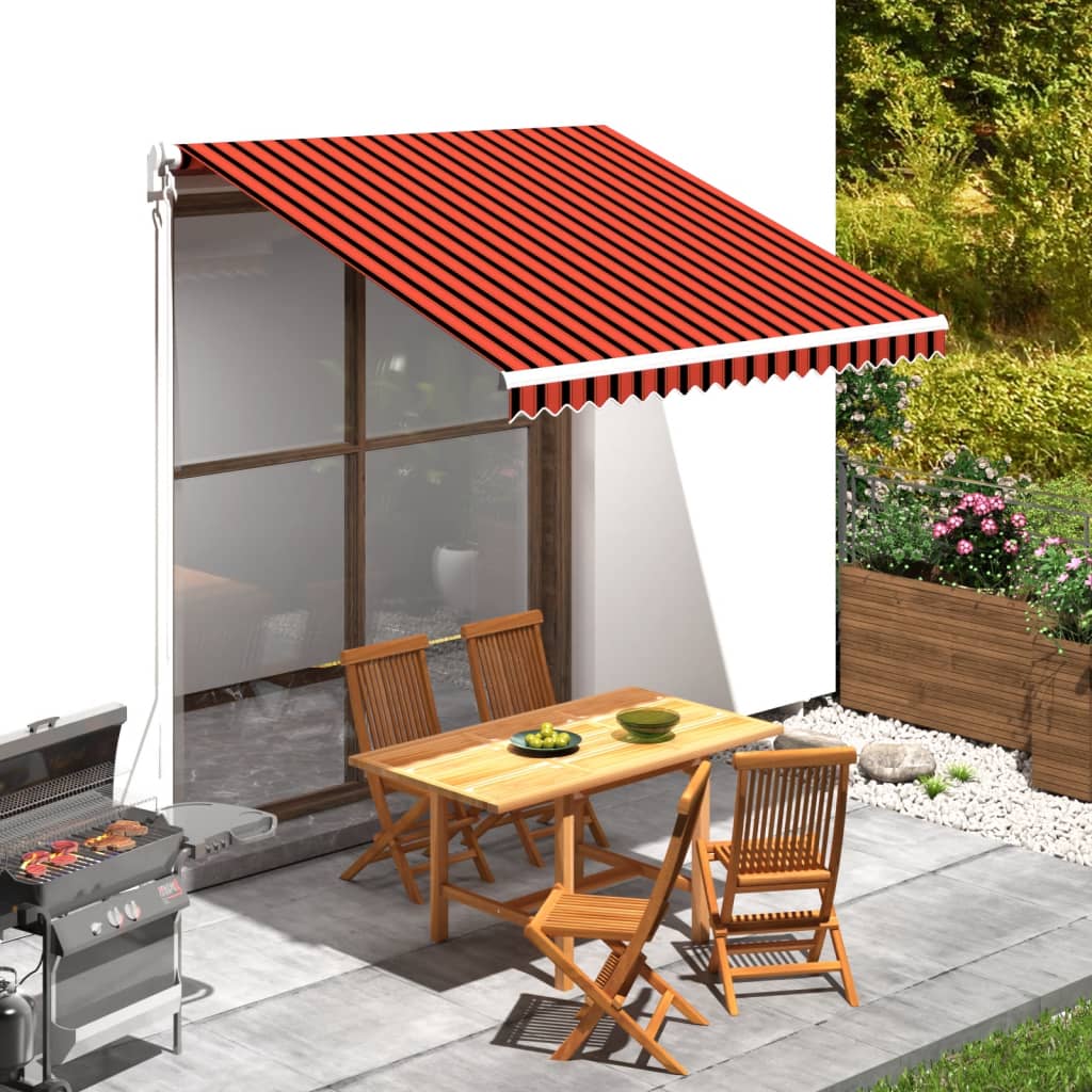 Toldo de lona amarelo girassol e branco 3x2,5 m sem armação