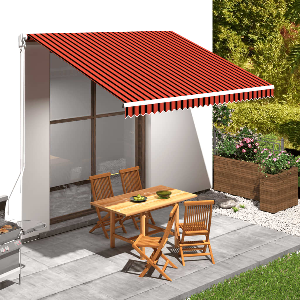 Toldo de lona amarelo girassol e branco 3x2,5 m sem armação