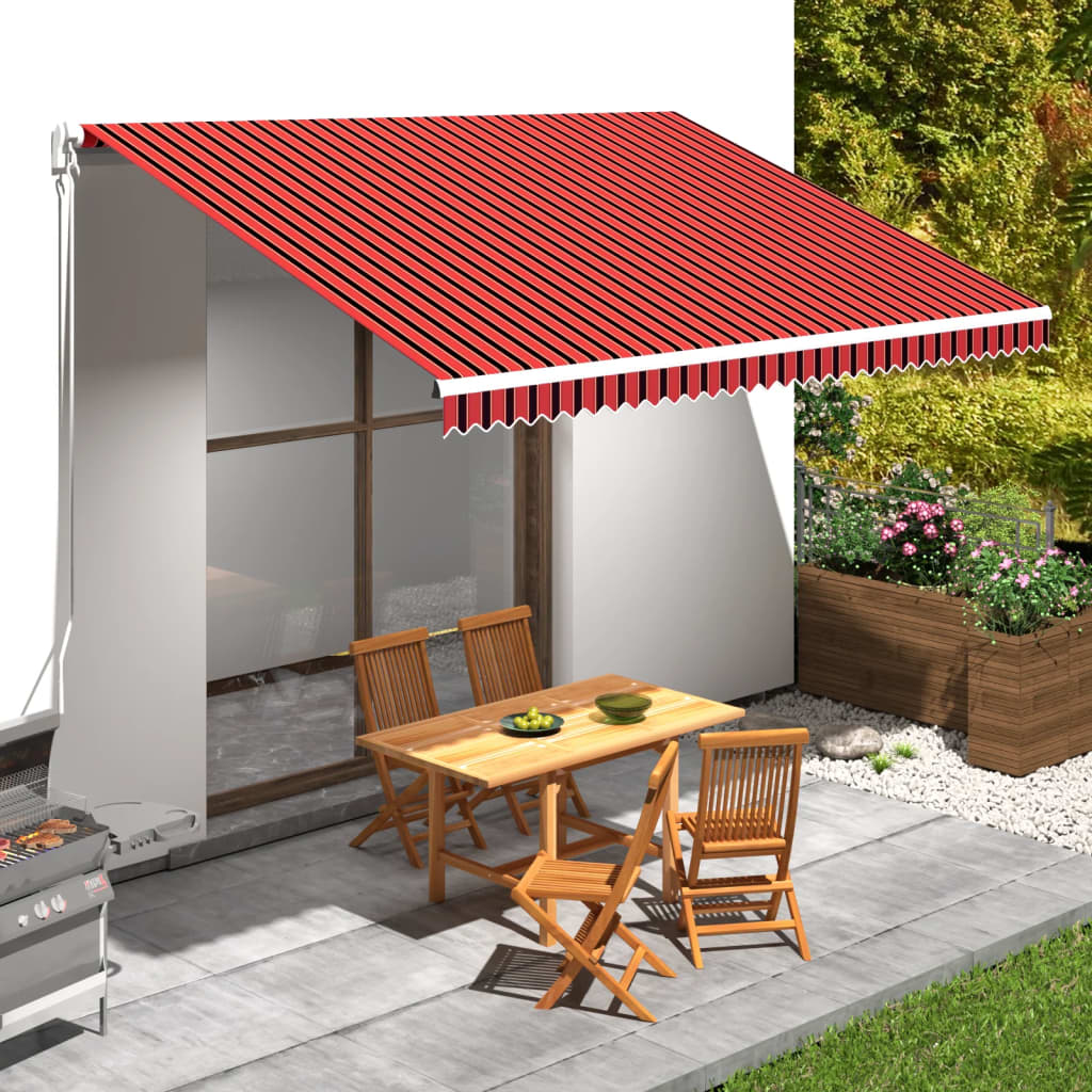 Toldo de lona amarelo girassol e branco 3x2,5 m sem armação