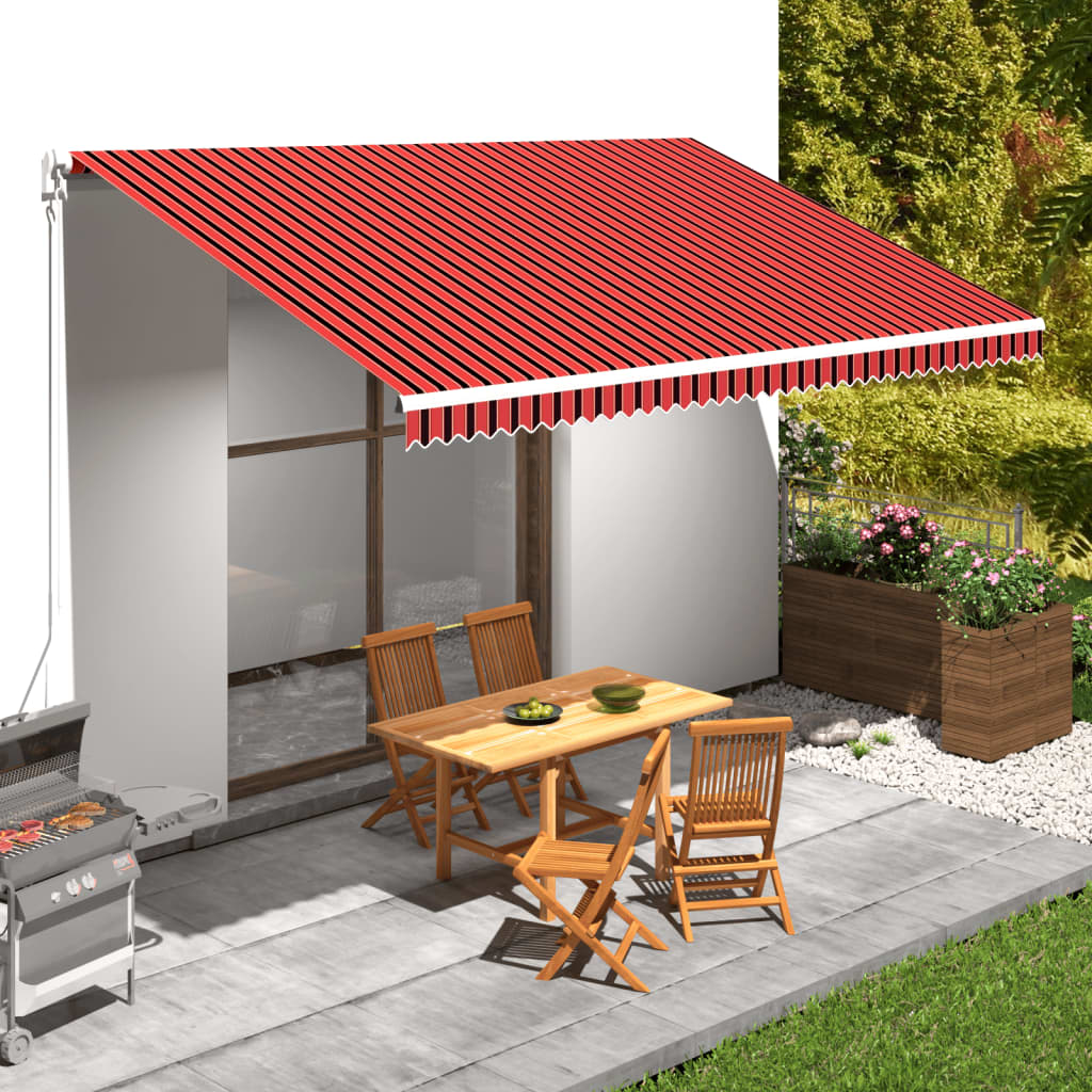 Toldo de lona amarelo girassol e branco 3x2,5 m sem armação
