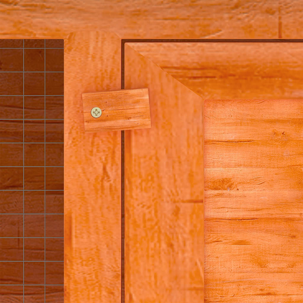 Conejera jaula de animales con doble piso de madera