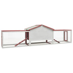 Conejera madera maciza pino y abeto rojo 310x70x87 cm