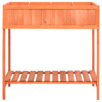 Jardinera huerto madera maciza de abeto 80x60x80 cm