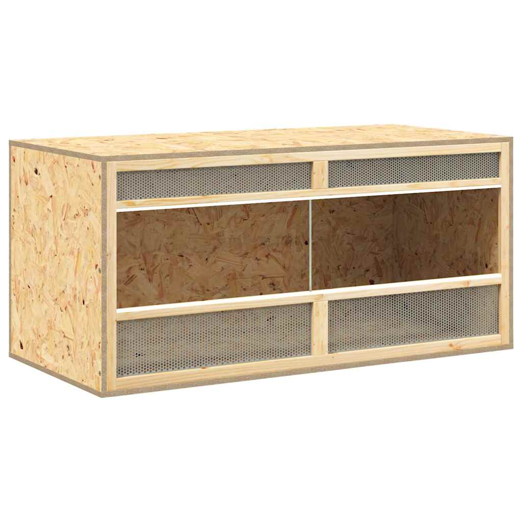 Terrario de madera contrachapada 100x47x47 cm