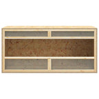 Terrario de madera contrachapada 100x47x47 cm