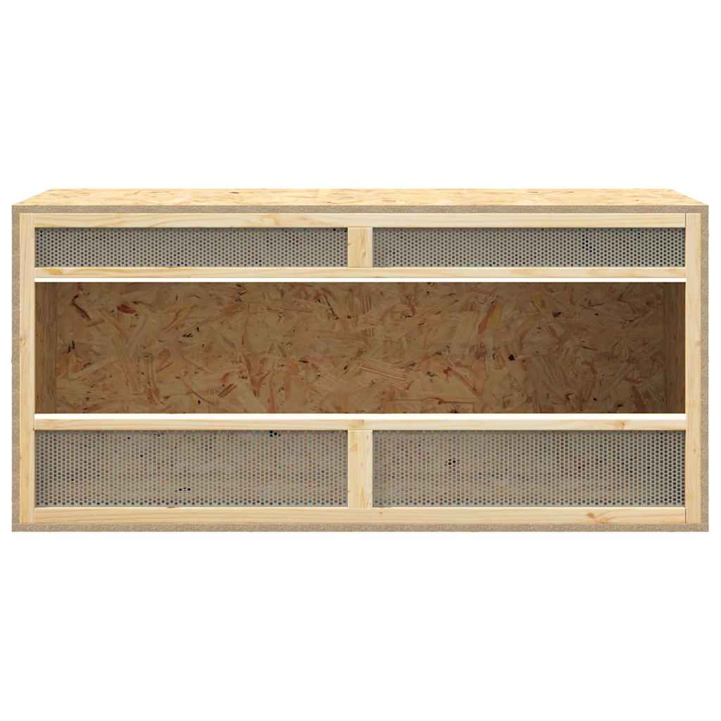 Terrario de madera contrachapada 100x47x47 cm
