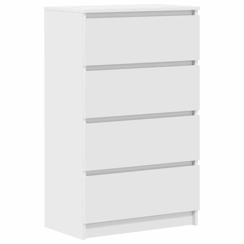 Aparador de contraplacado branco 60x35x98,5 cm