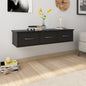 Estante cajones para pared contrachapada blanco 88x26x18,5 cm