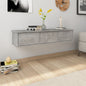 Estante cajones para pared contrachapada blanco 88x26x18,5 cm