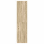Armario cajones contrachapada color roble sonoma 50x50x200 cm