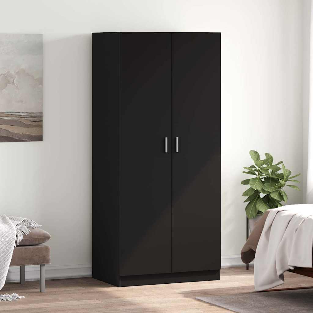 Armario cajones contrachapada color roble sonoma 50x50x200 cm