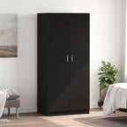 Armario cajones contrachapada color roble sonoma 50x50x200 cm