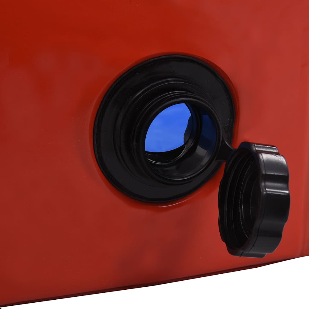 Piscina para perros plegable PVC rojo 160x30 cm