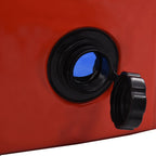 Piscina para perros plegable PVC rojo 160x30 cm