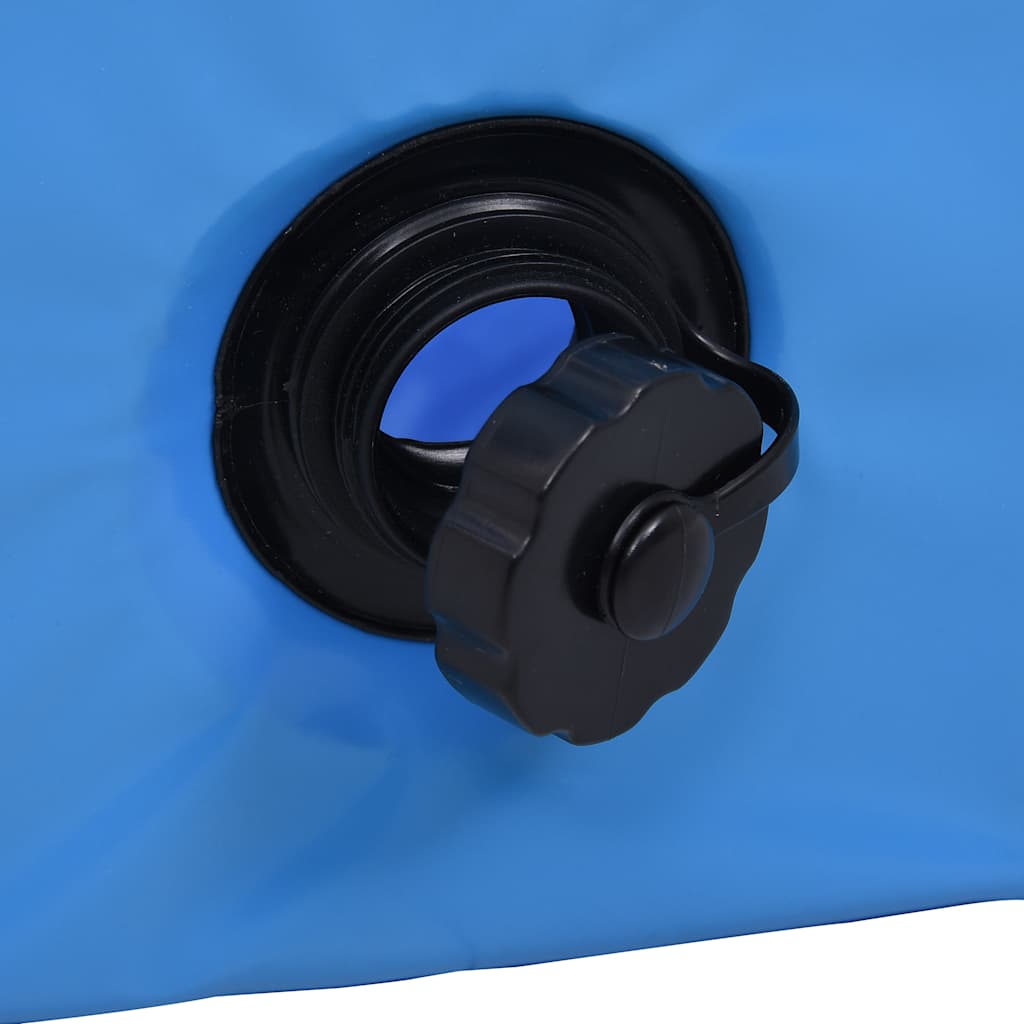 Piscina para perros plegable PVC azul 80x20 cm